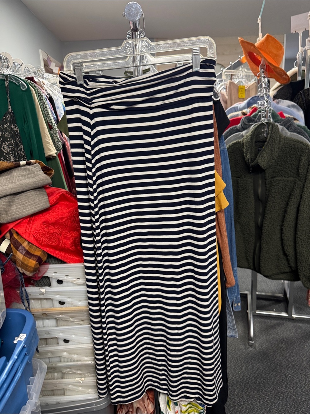 J. Crew factory striped skirt S // 091733